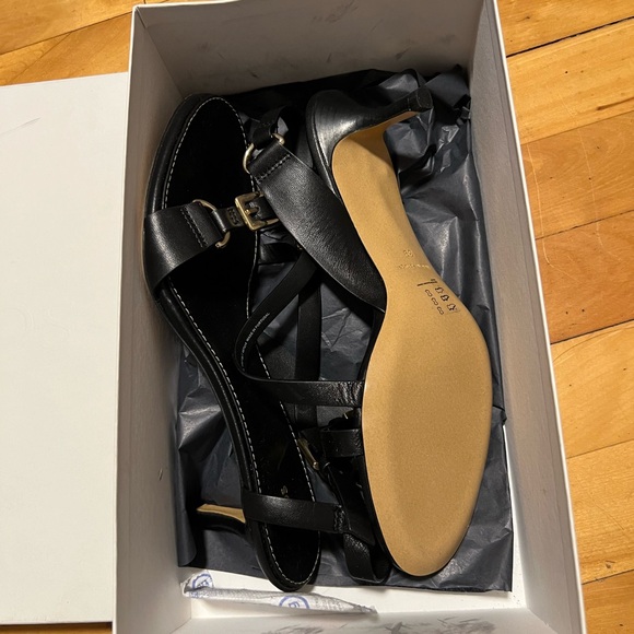 COS BUCKLED STRAPPY HEELED SANDALS size 39 - Picture 4 of 5